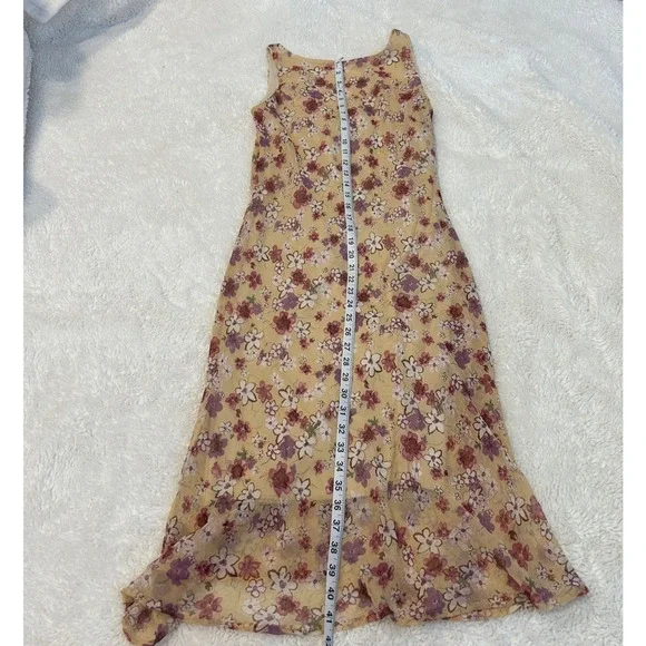 Faith Love Passion Womens Purple Floral Dress Sz 6 Y2K Whimsigoth Cottage Core - Picture 3 of 7